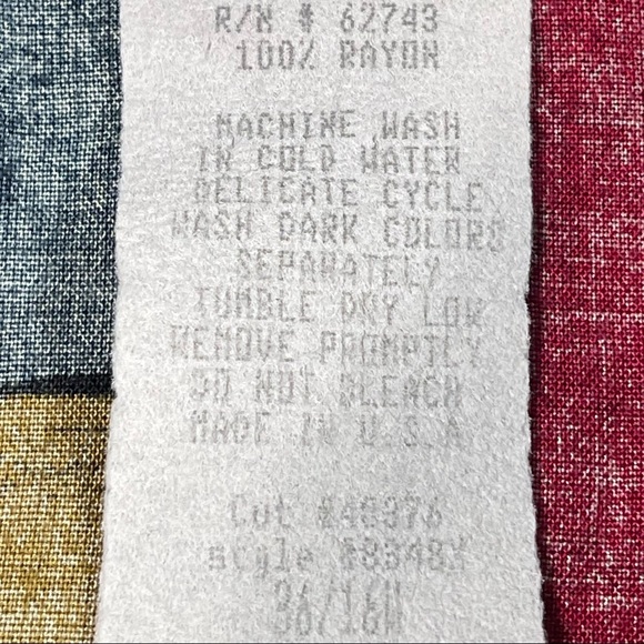 Kathie Lee vintage size 36/16M bright short sleeve button down collar curved hem - Picture 10 of 11